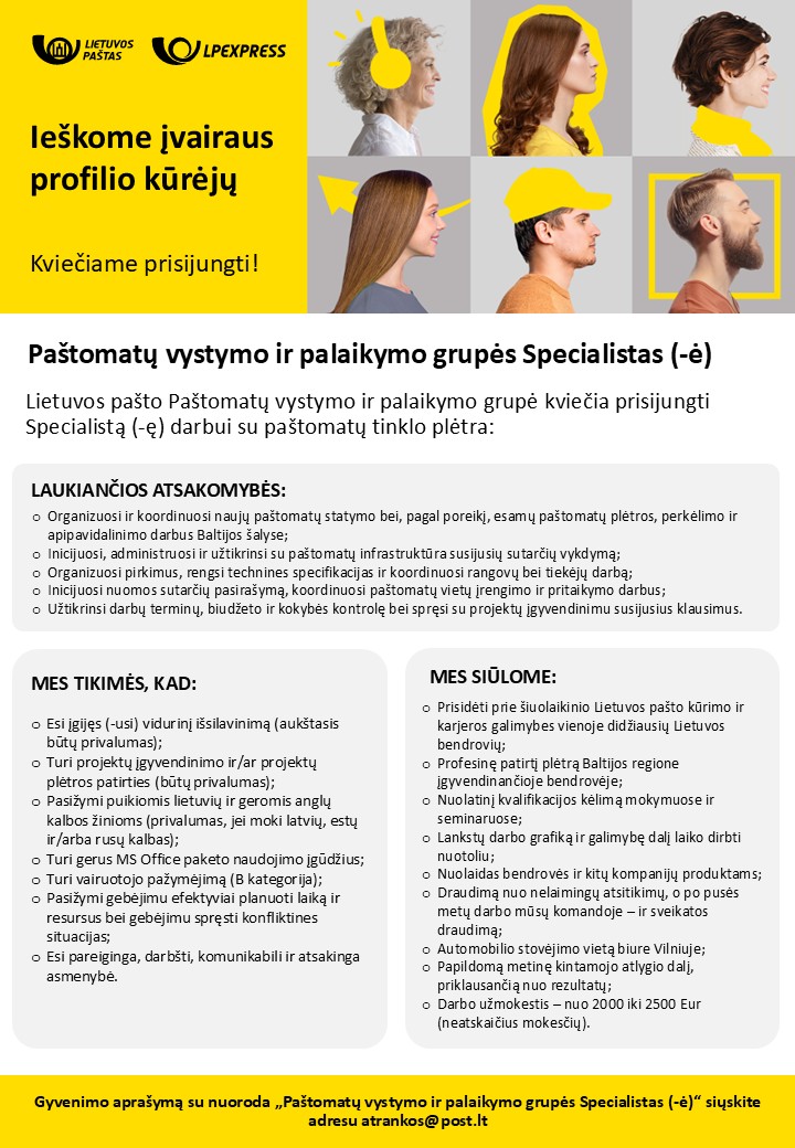Paštomatų vystymo ir palaikymo gr. specialistas (4)