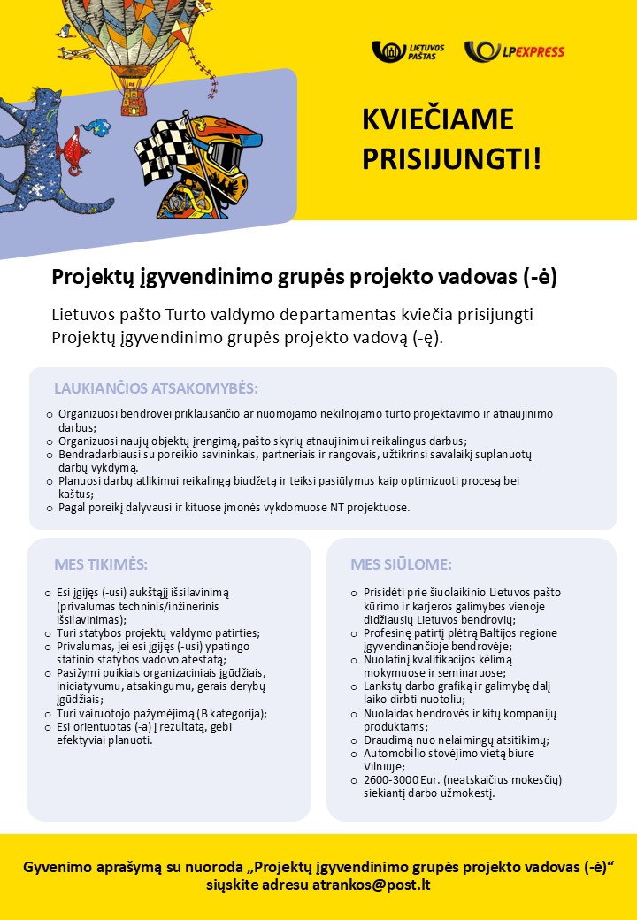 Projektų įg. gr. projekto vadovas