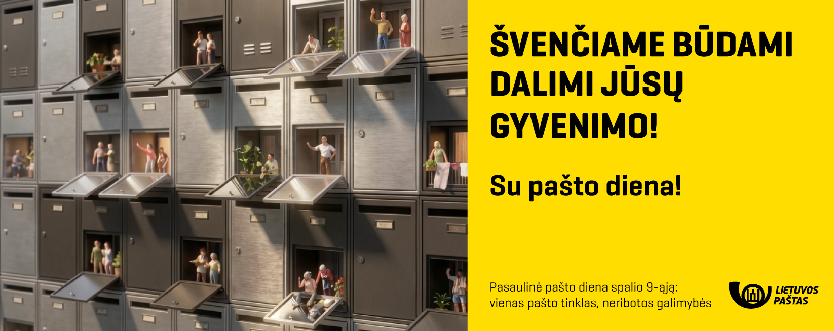 Pasaulinė pašto diena - spalio 9 d.